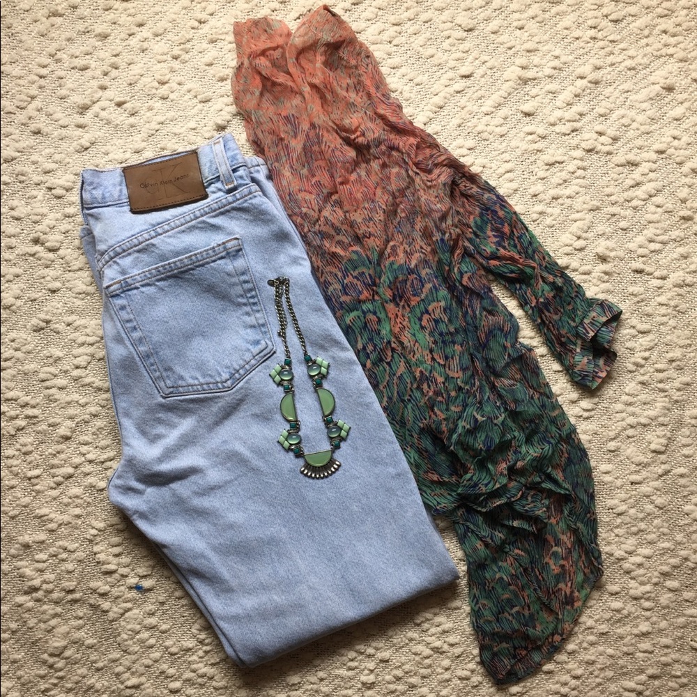 Lucky Brand chiffon top!